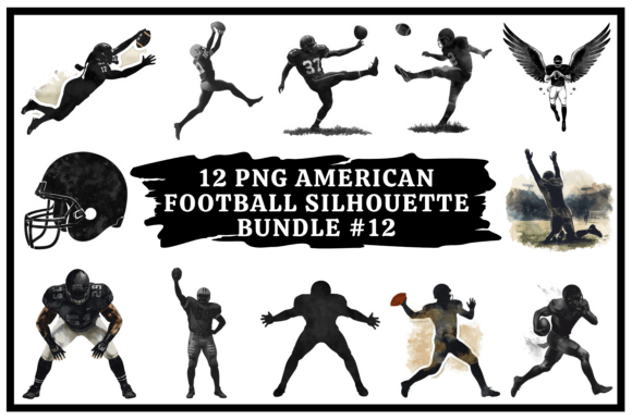 A Deep Dive into the American Football Silhouette Bundle #12