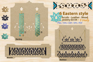 Eastern Style Acrylic Leather Wood Jewel: A Design Asset with Depth