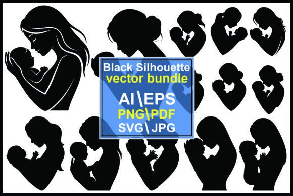 Elegant Motherhood: Using Baby Silhouettes in Design